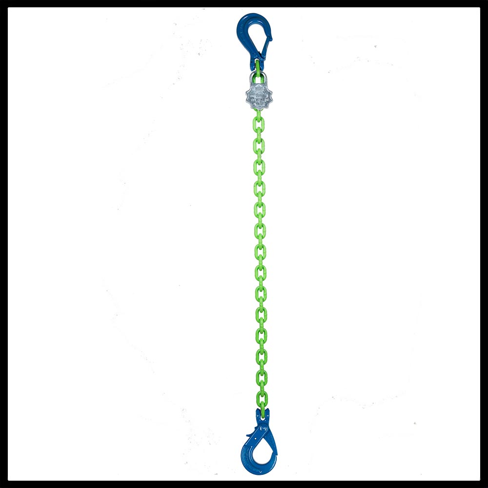 Sling Hook & Self-Locking Hook Single Leg Chain Sling – Grade 100
