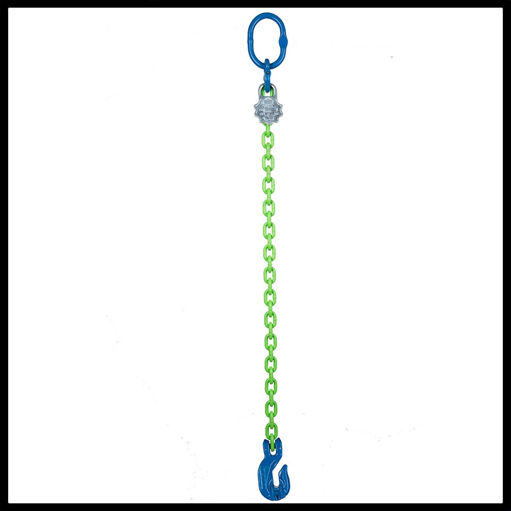 Grab Hook Single Leg Chain Sling – Grade 100