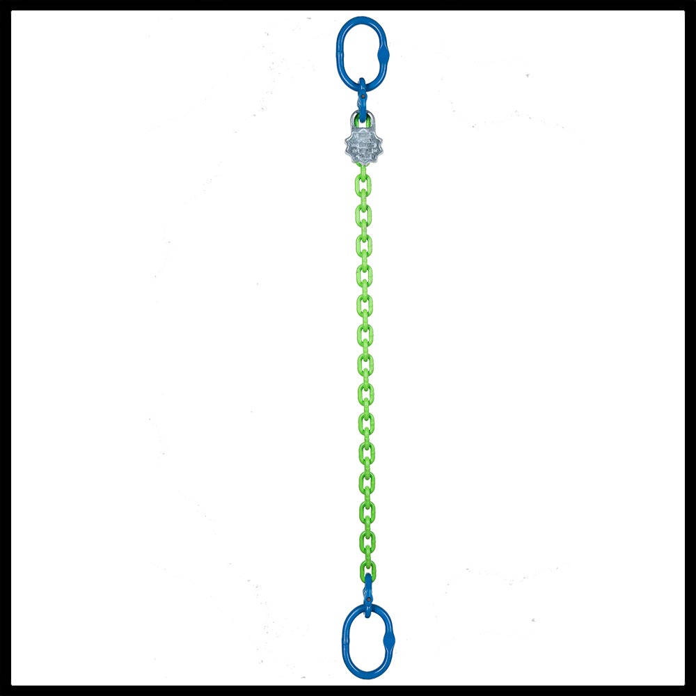 Oblong & Oblong Hook Sling Leg Chain Sling - Grade 100