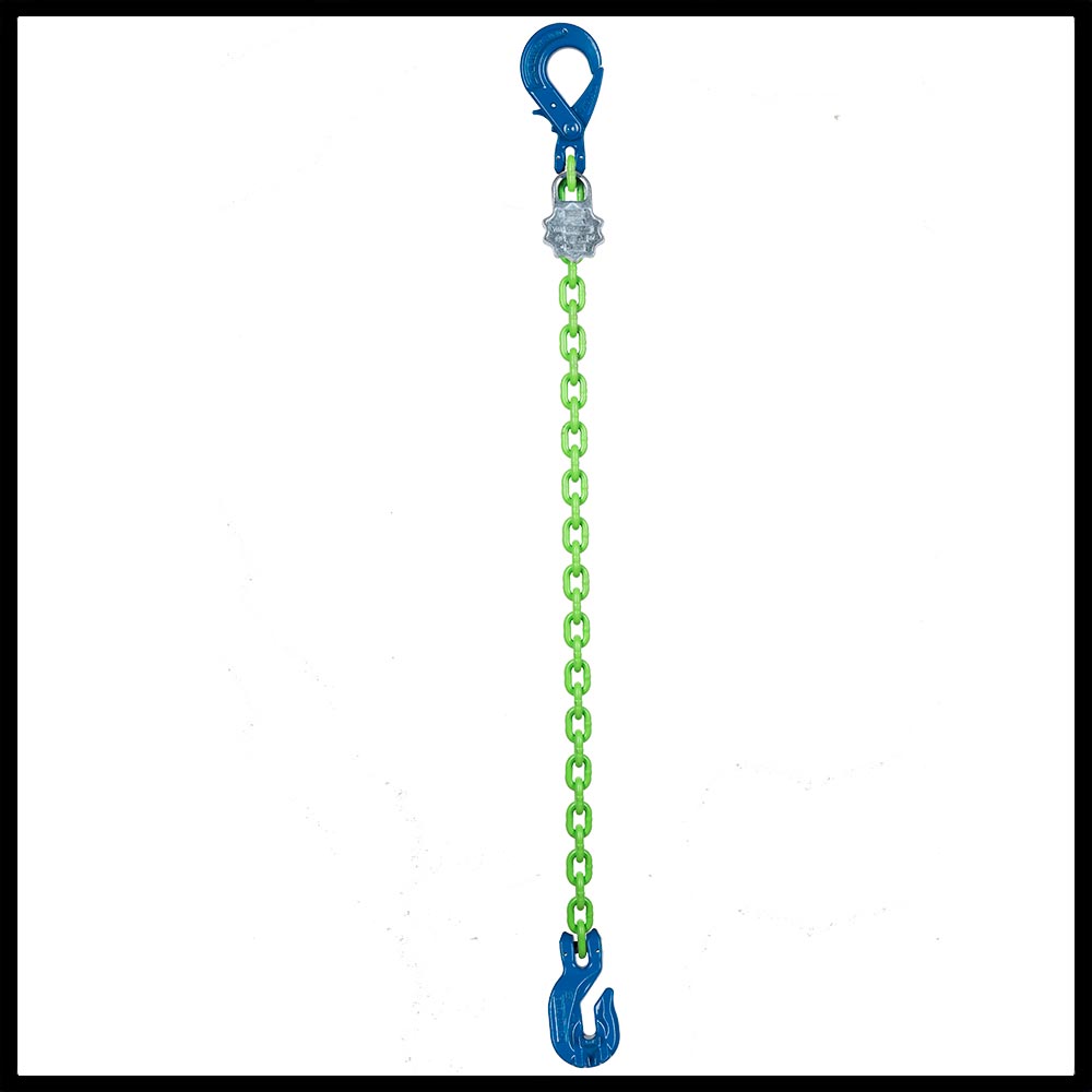 rab & Self-Locking Hook Sling Leg Chain Sling - Grade 100